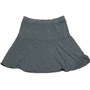 J. Crew‎ gray jersey knit skirt Size XS EUC